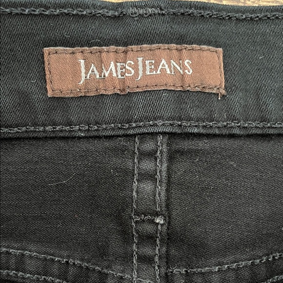 James Jeans Twiggy Black Clean II Jet Black Denim Dry Aged Jeans - Size 28 - Picture 2 of 13